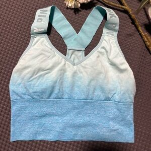Victoria's Secret Light Blue Ombre Sports Bra